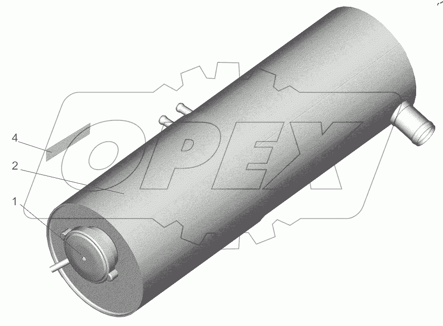  Бачок расширительный 642290-1311008-010