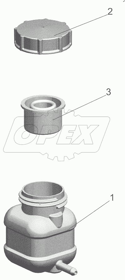  Бачок 64221-1602560