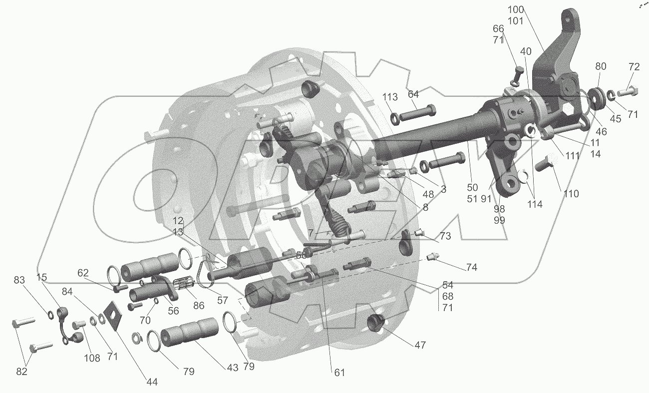  Мост задний