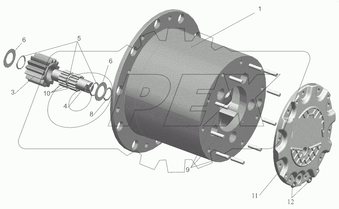  Корпус водила 5440-2405029-020