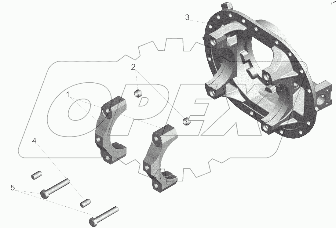  Картер редуктора 5440-2402015-010