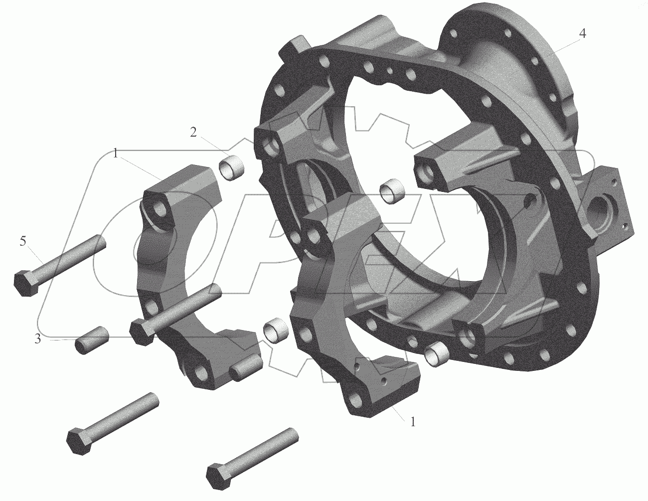  Картер редуктора 6430-2502015-010