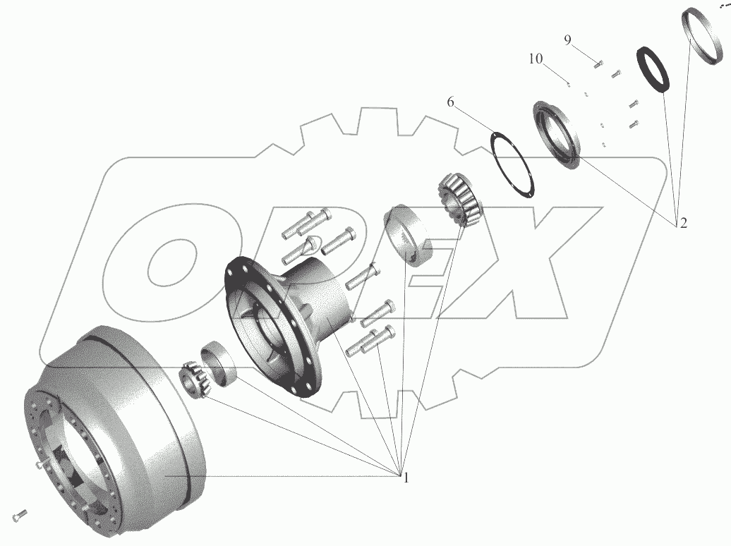  Ступица 6430-3103006-010
