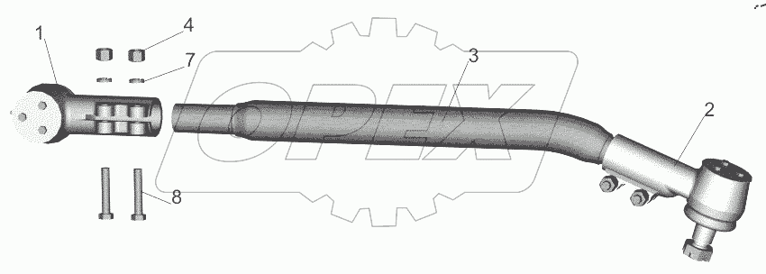  Тяга продольная 651608-3003010