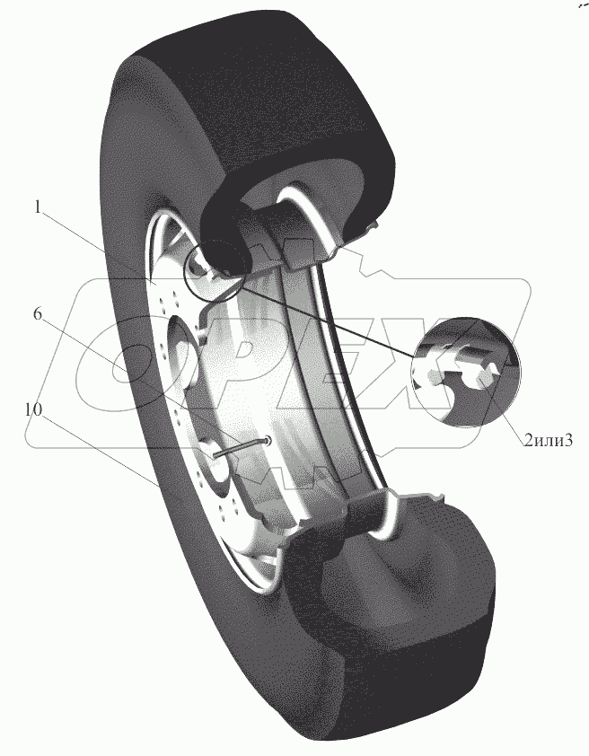  Колесо и шина