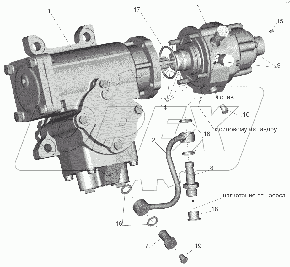  Рулевой механизм 64221-3400010-10
