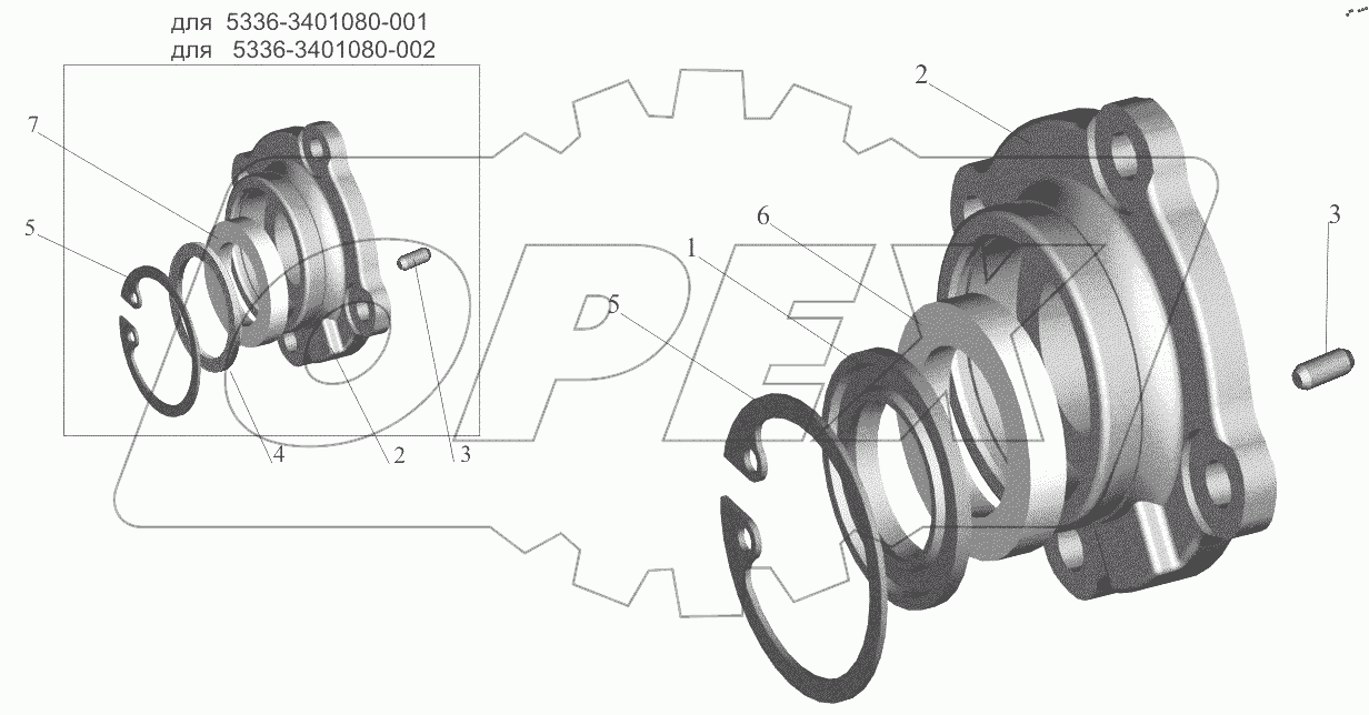  Крышка 5336-3401080