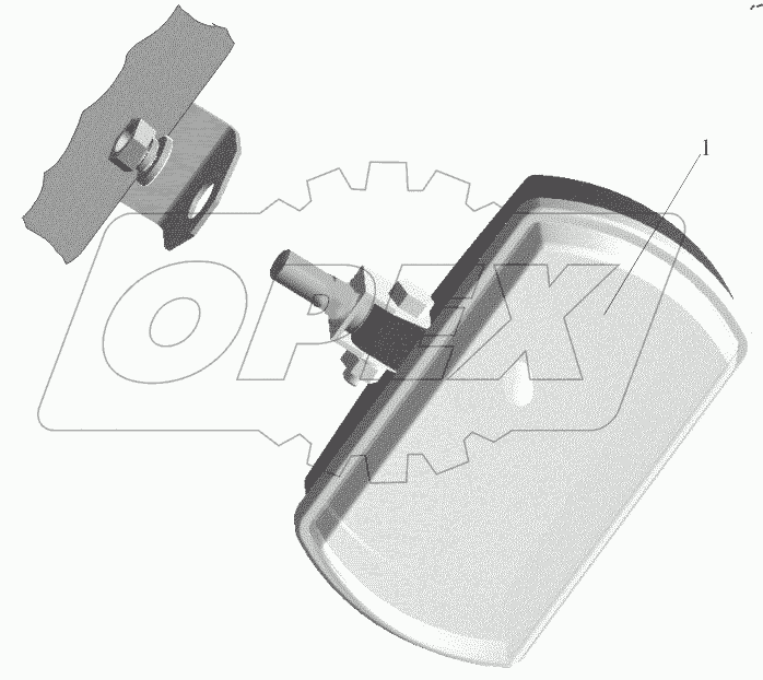  Установка противотуманной фары 6430-3700007