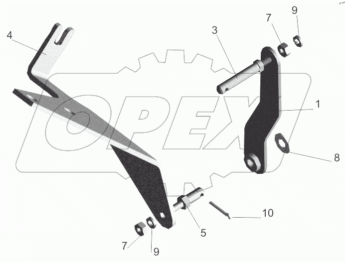  Кронштейн 544010-1108135