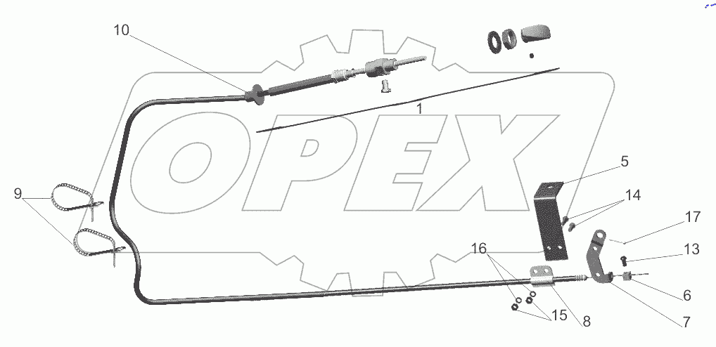  Привод останова двигателя 643008-1115002