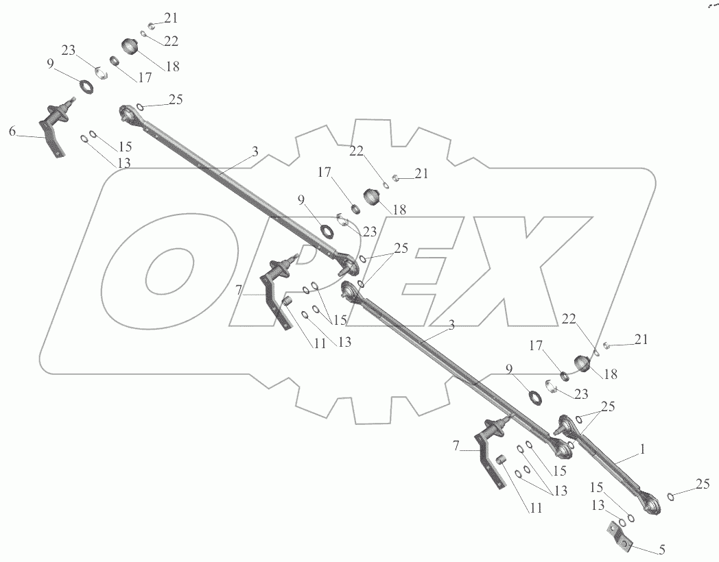  Привод стеклоочистителя 6430-5205500-010