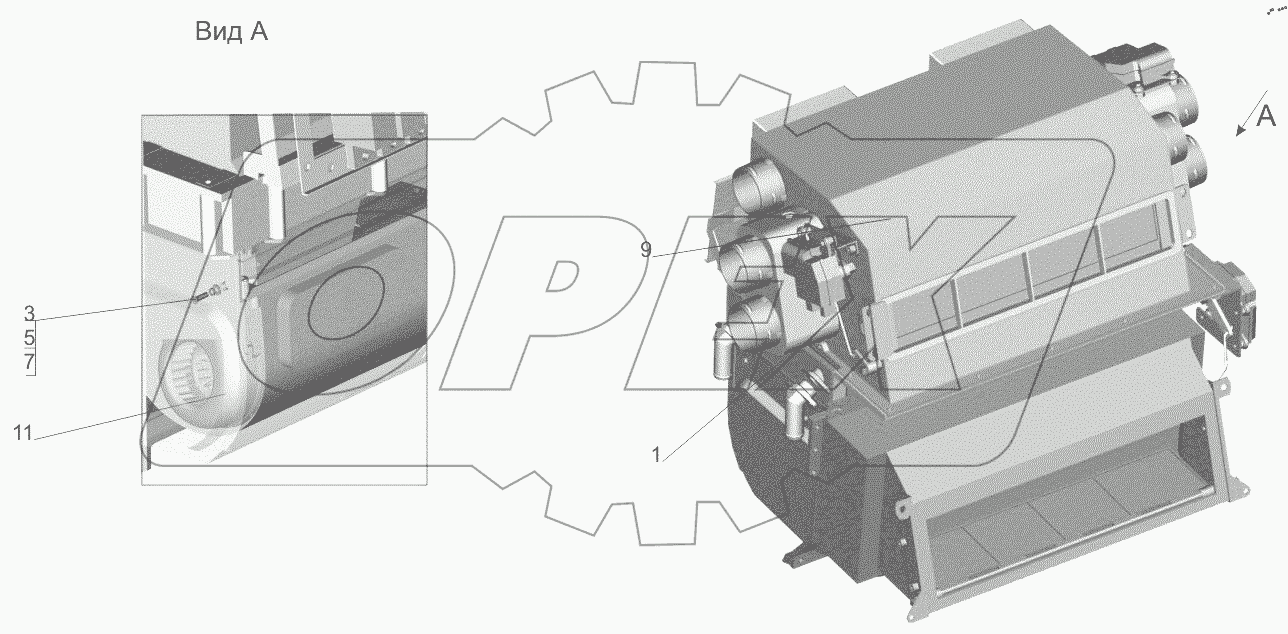 Отопитель 643008-8101010