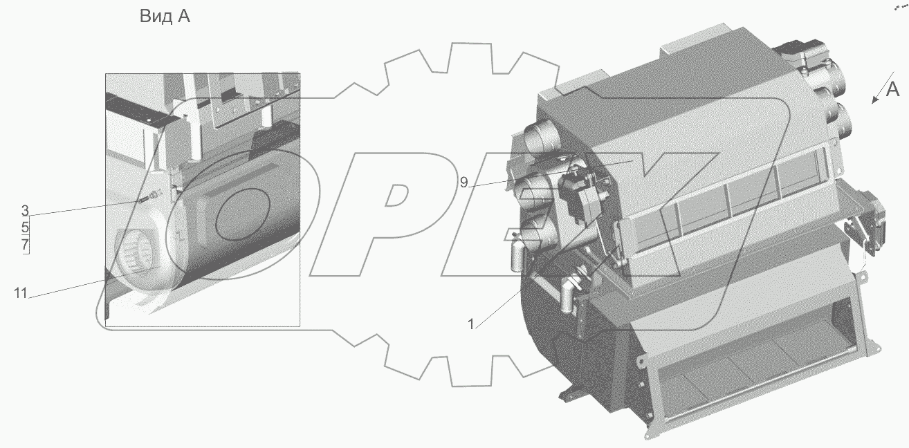  Отопитель 631019-8101010