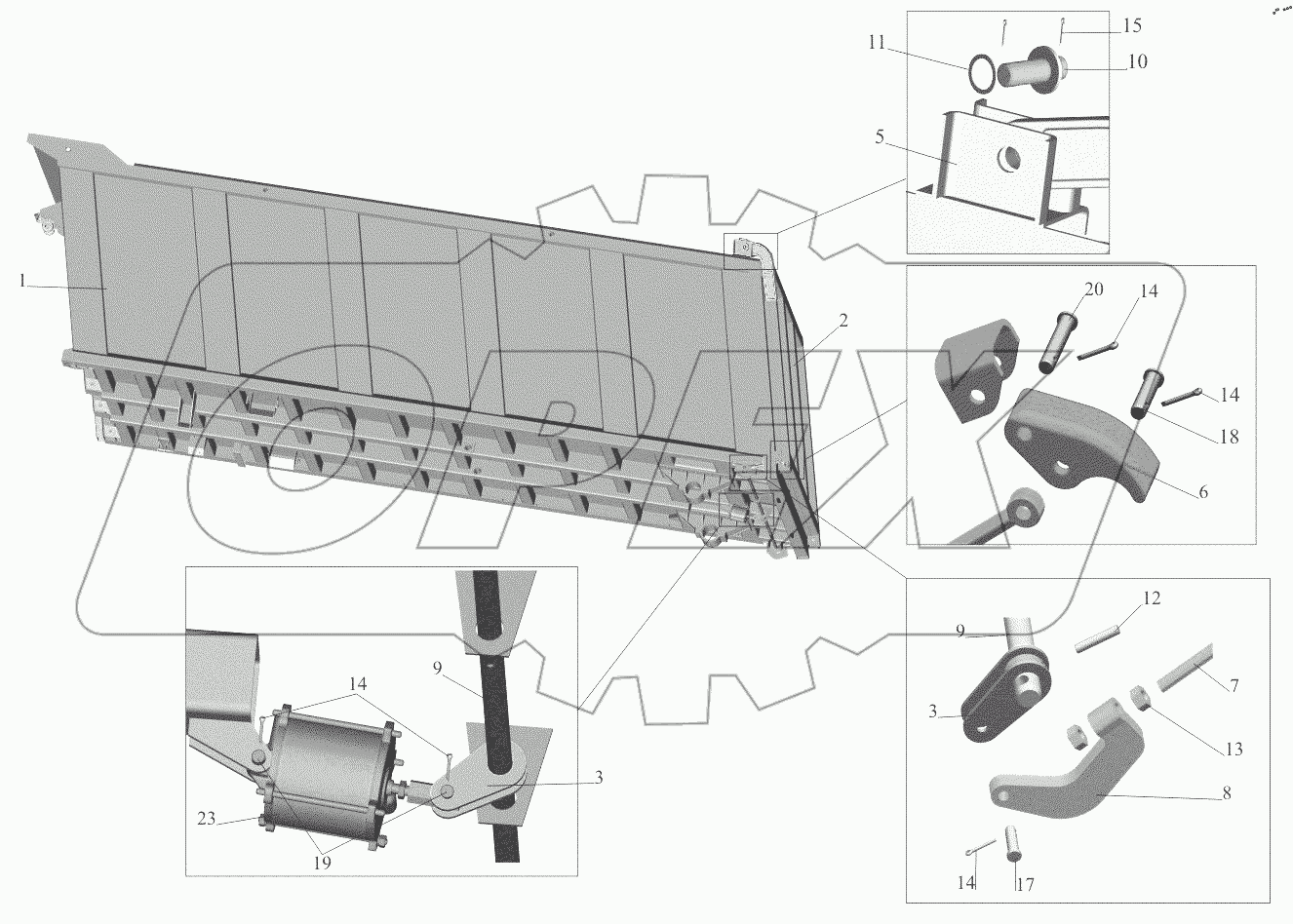  Платформа (V=21m3)