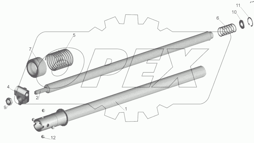 Механизм промежуточный 533742-1703325