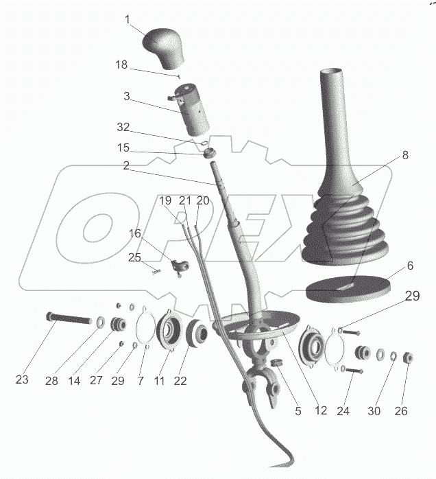  Рычаг 642208-1703410