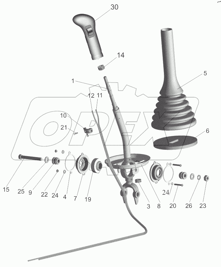  Рычаг 642208-1703410-010