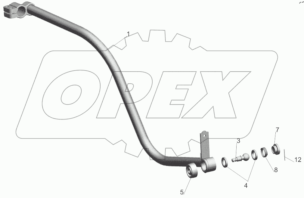  Хвостовик 64301-1703448-050