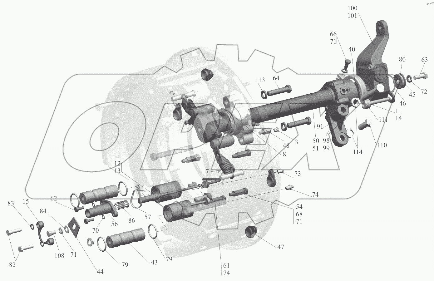  Мост задний