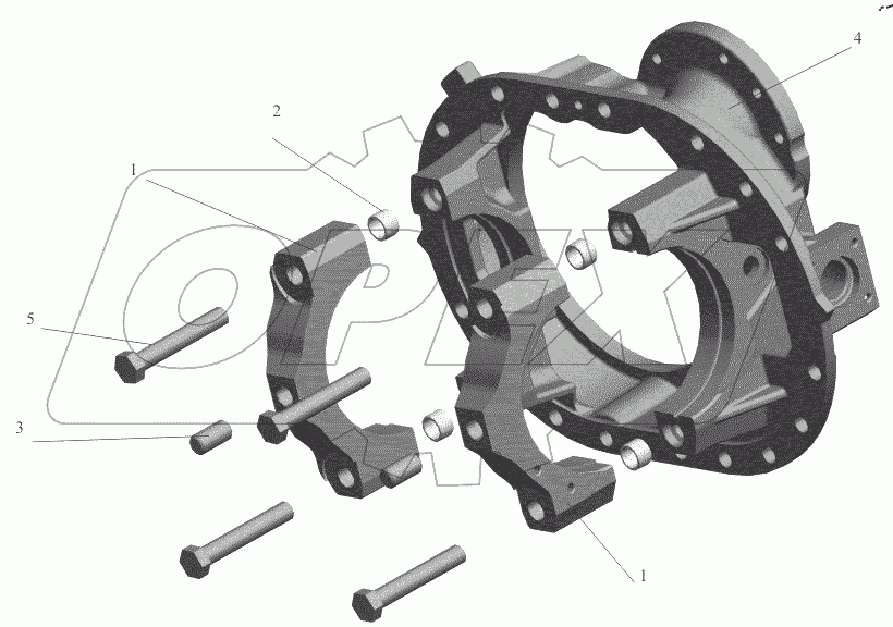  Картер редуктора 64221-2502015-010