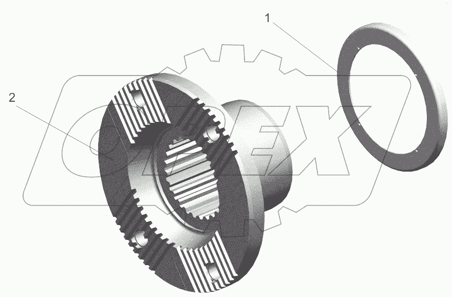  Фланец 6430-2502129