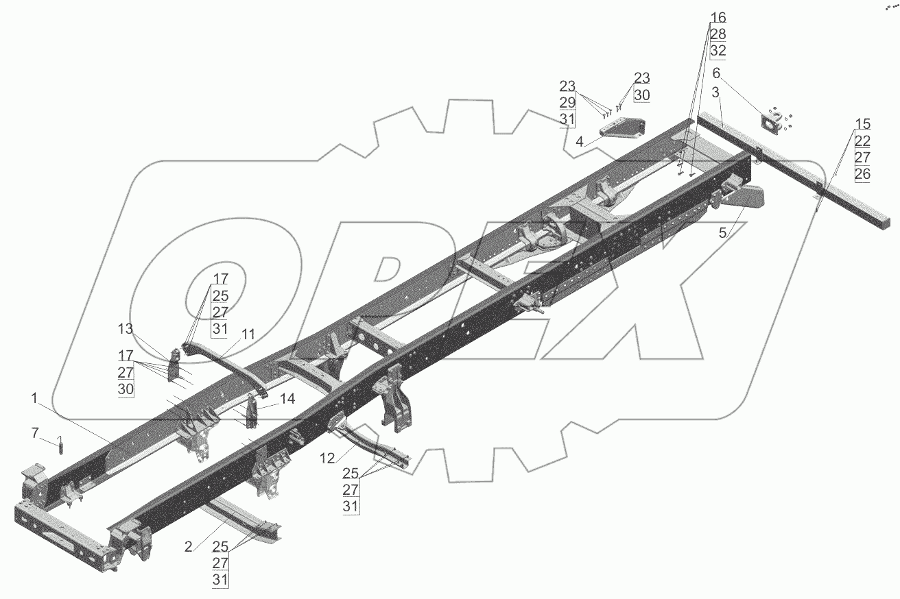  Рама 6516A8-2800010
