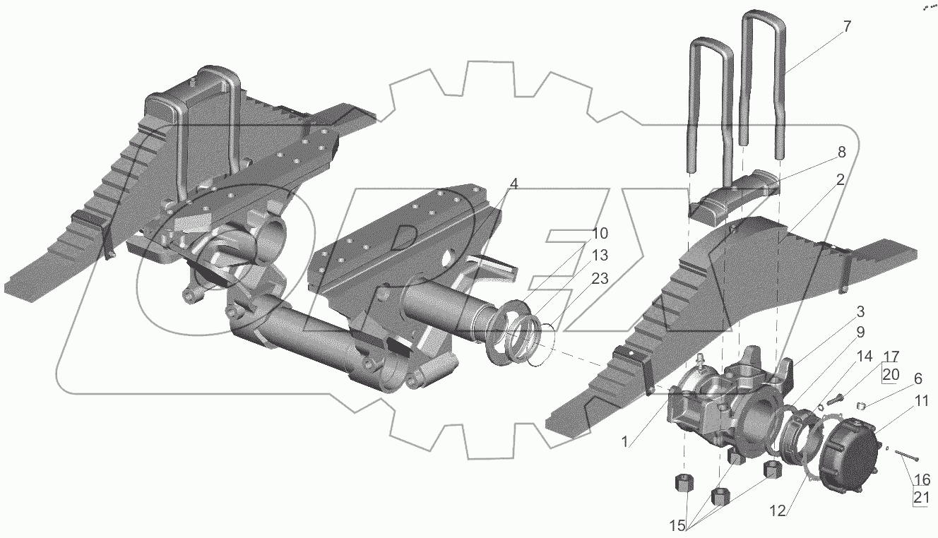  Подвеска балансирная 6430-2900012