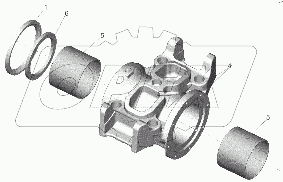  Балансир рессоры 6418-2918018