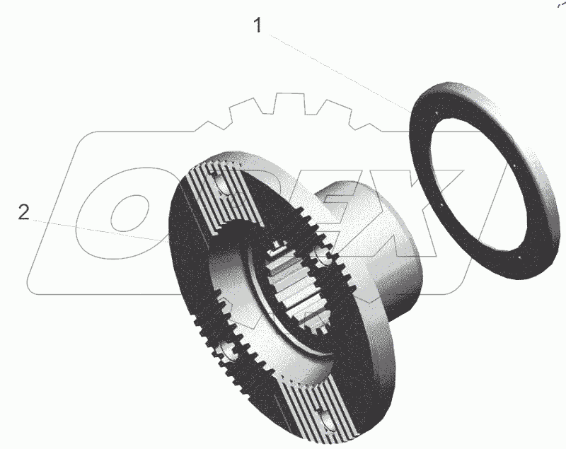  Фланец 54326-2402061-020