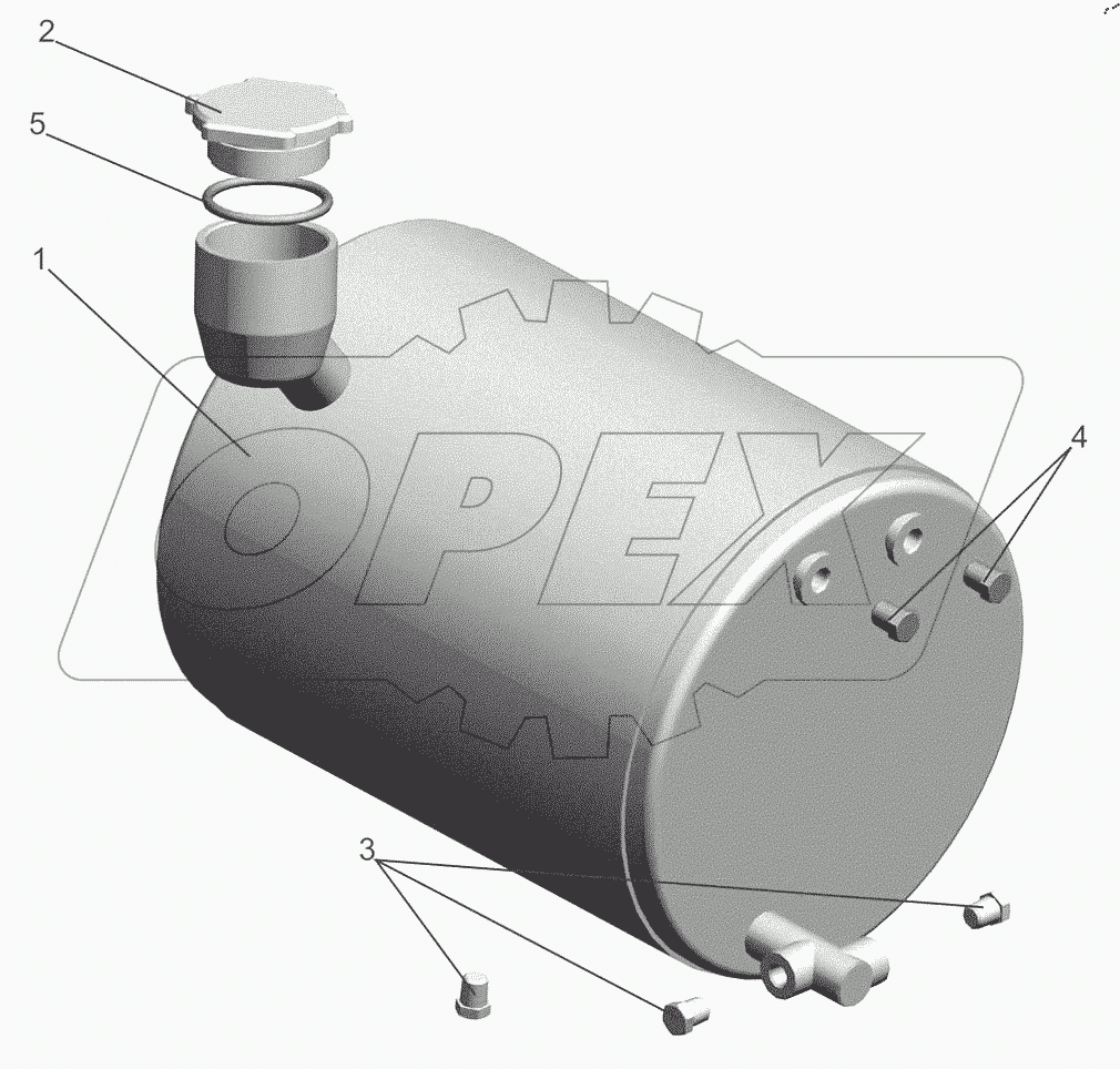  Бачок топливный 64226-1015910