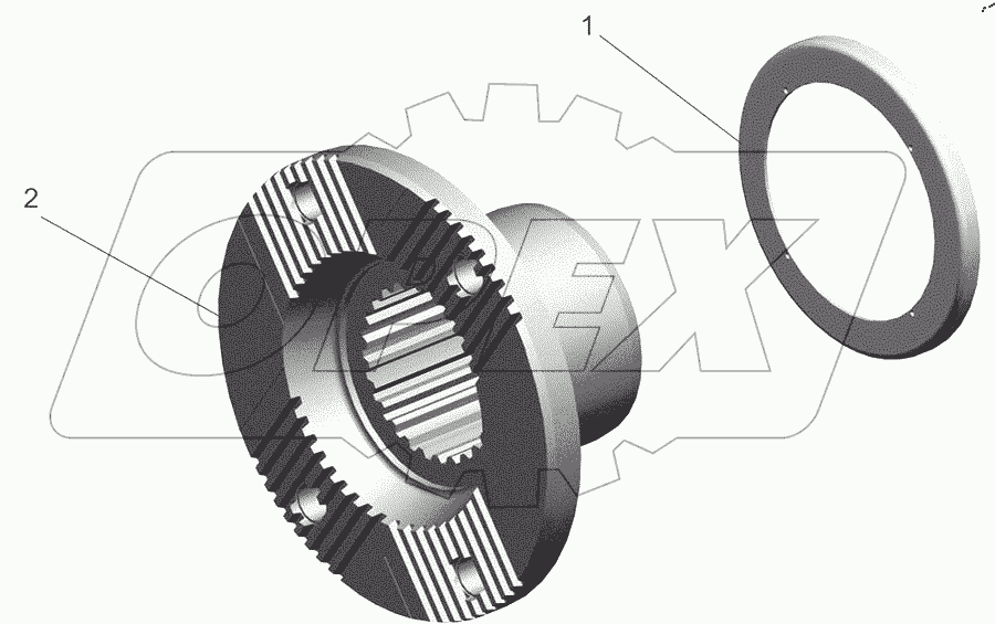  Фланец 6430-2502129