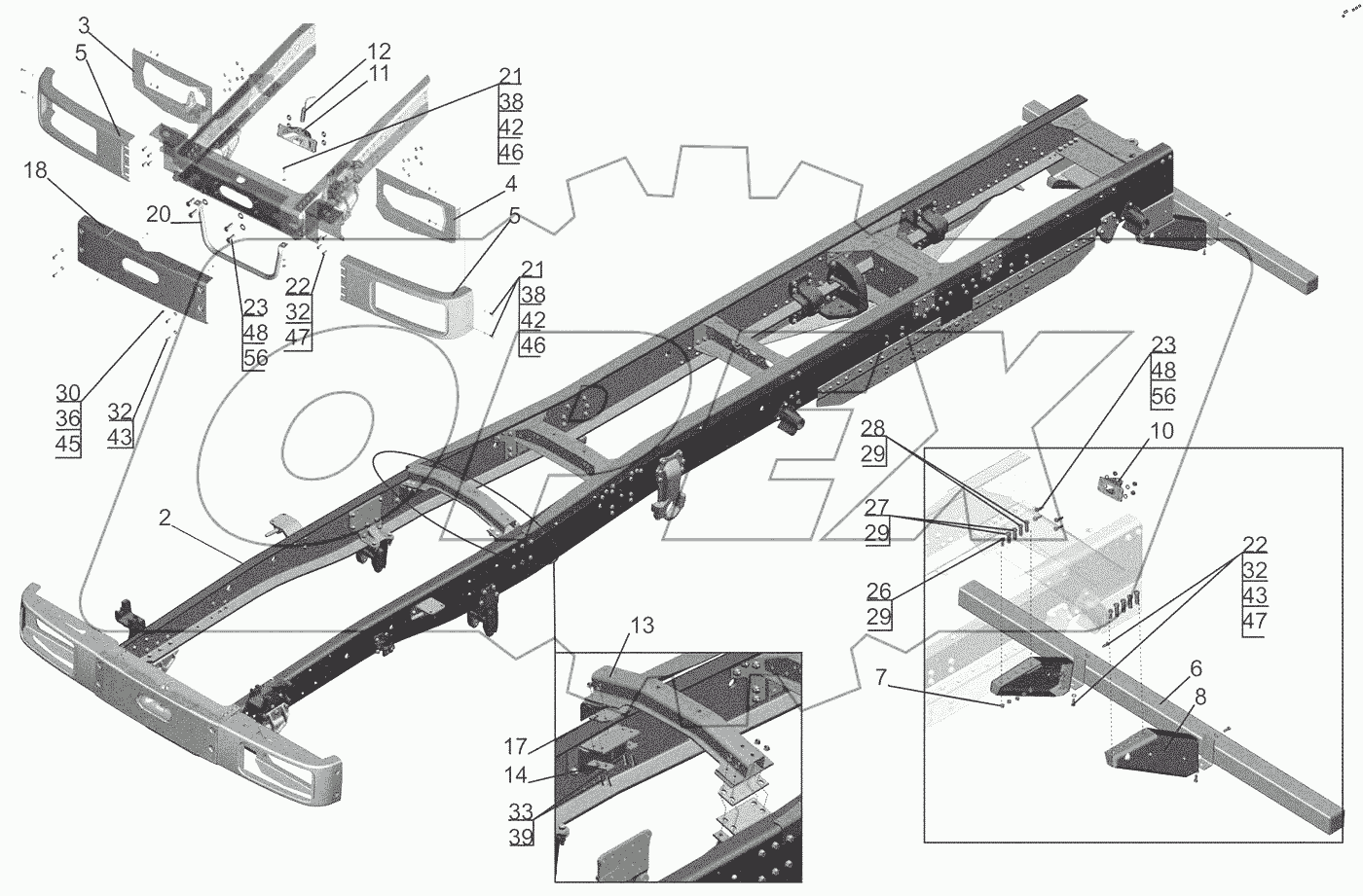  Рама 651705-2800010-050