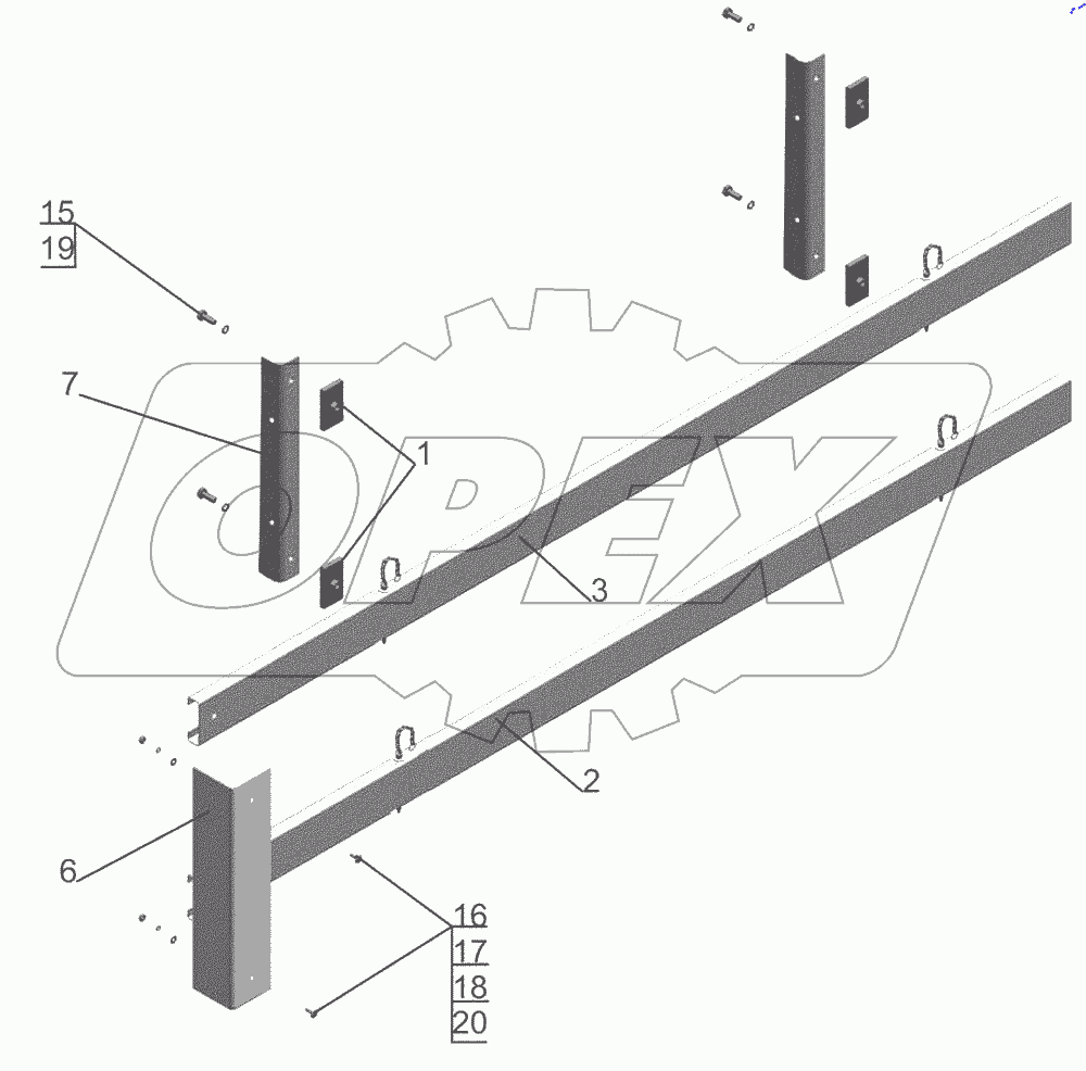  Боковое ограждение 651705-2815019-010