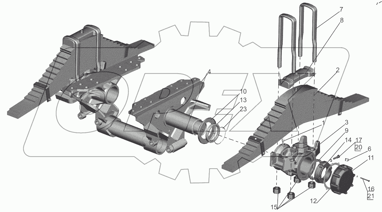  Подвеска балансирная 551605-2900012-060