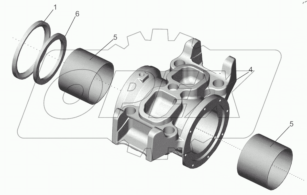  Балансир рессоры 6418-2918018