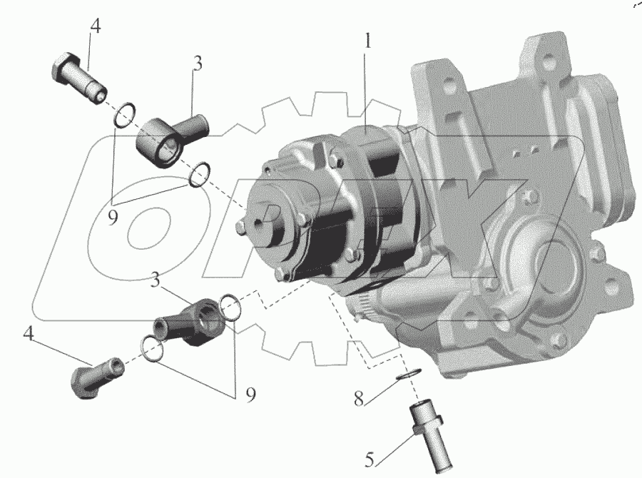  Механизм рулевой 64229-3400008