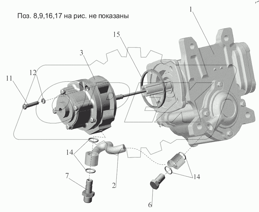  Механизм рулевой 64229-3400010-01