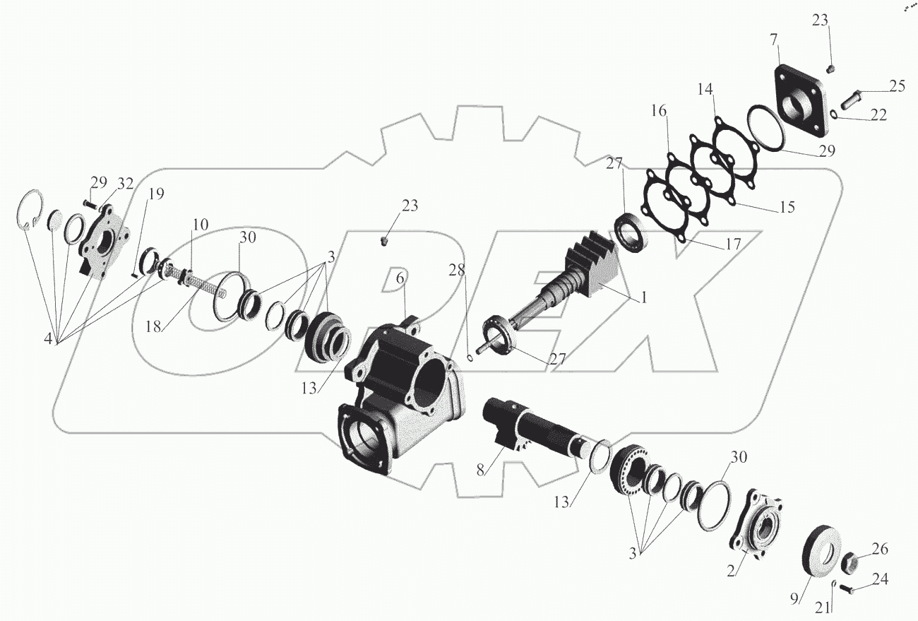  Механизм рулевой 64229-3401005-02