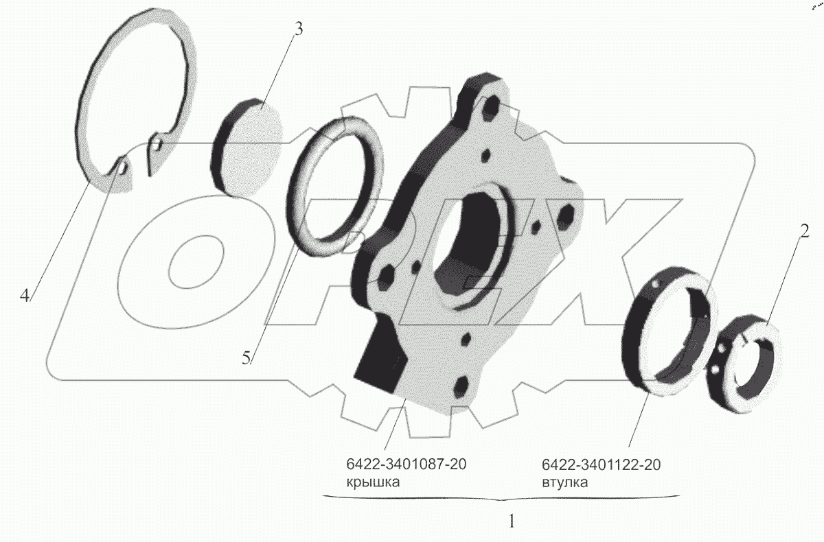  Крышка 64229-3401085-20
