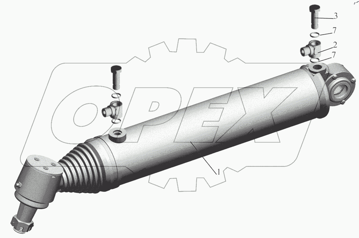  Цилиндр гидравлический 6422-3405004