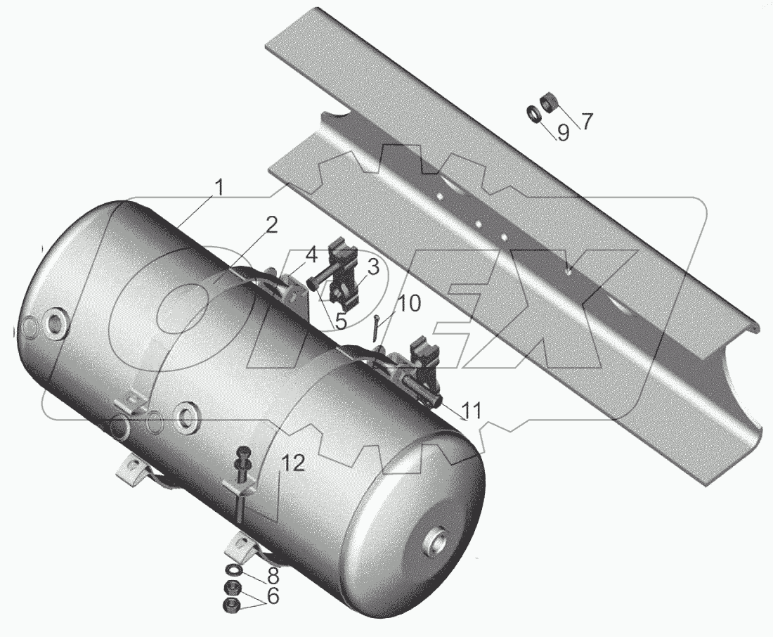  Установка ресивера 5337-3513005-10