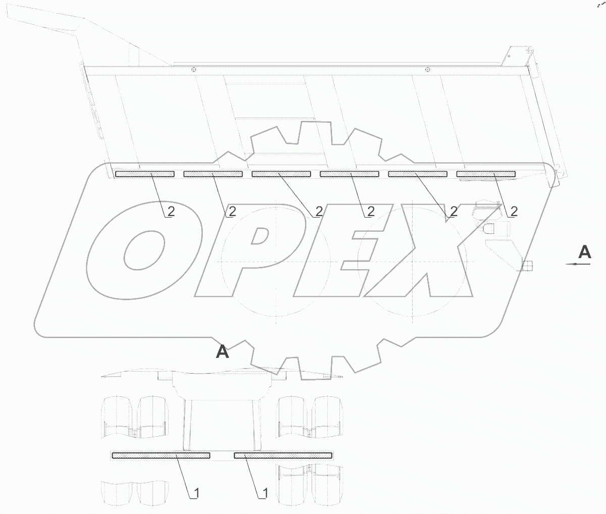  Установка светоотражающей маркировки 551605-8200002