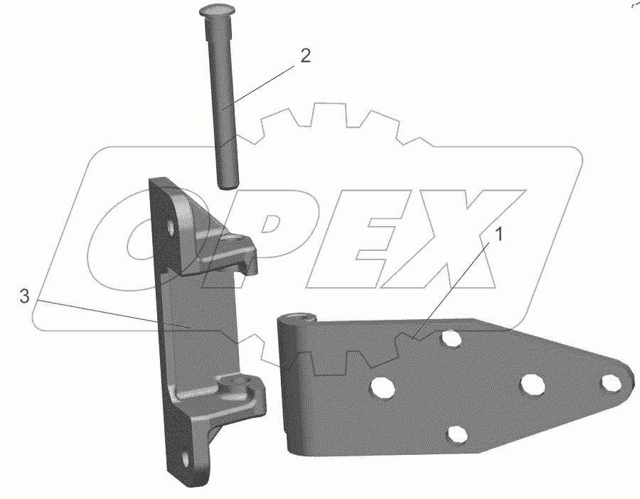  Петля правая 5336-6106012-02