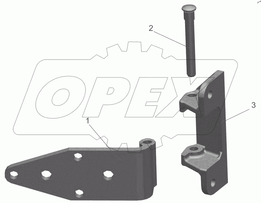 Петля левая 5336-6106013-02
