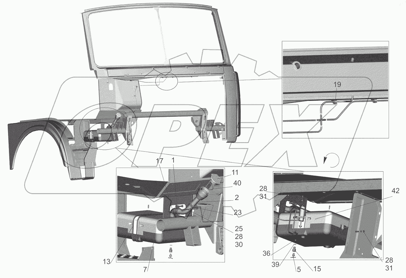  Установка омывателя 64221-5200008-01
