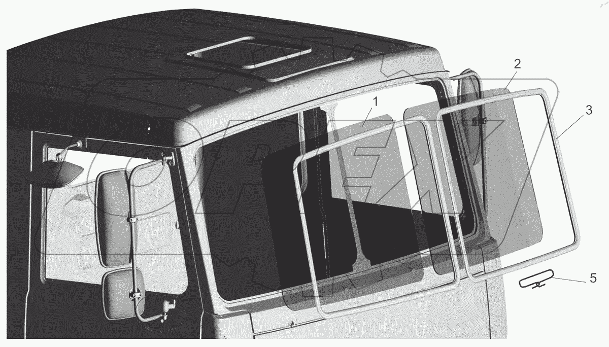  Установка стекол 63172-5200010