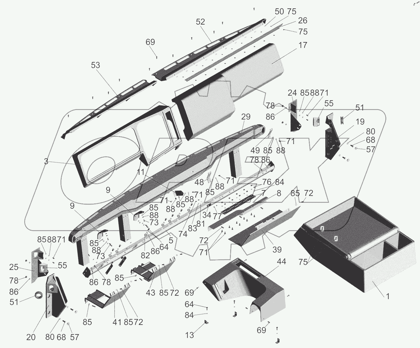  Панель приборов 64221-5300014