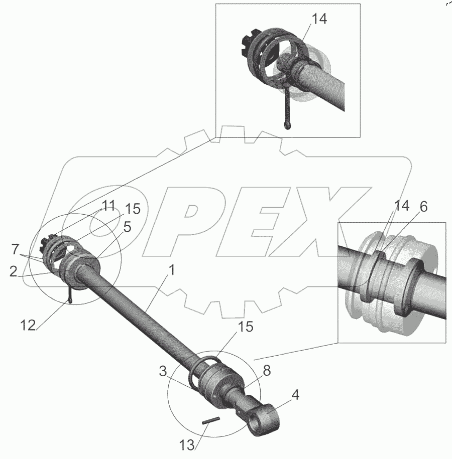  Шток 64221-5003040