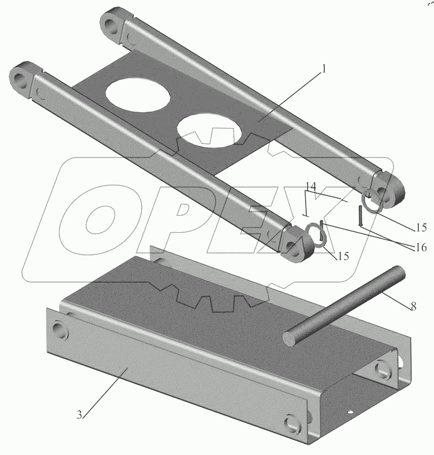  Рама ограничительная 650136-2815011