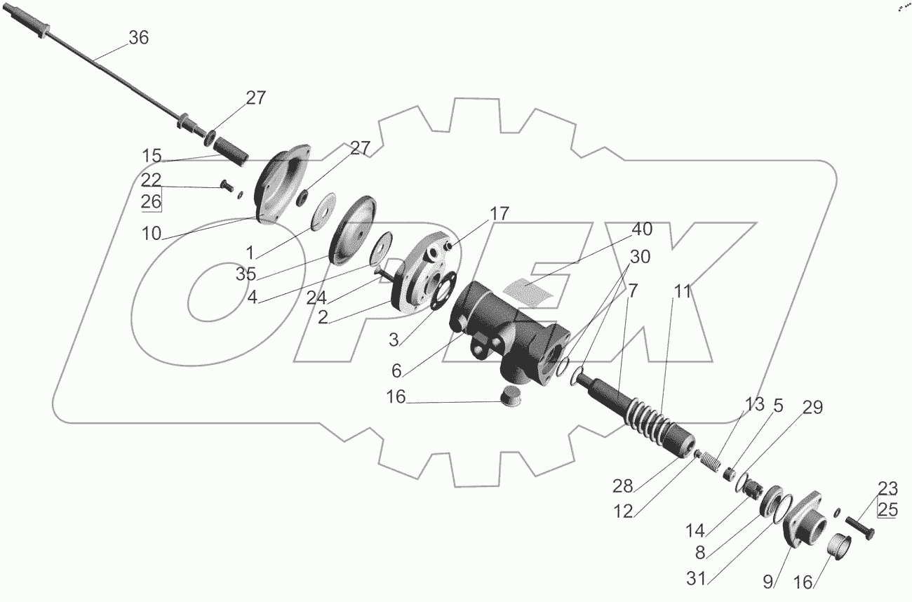  Клапан 551605-8607010